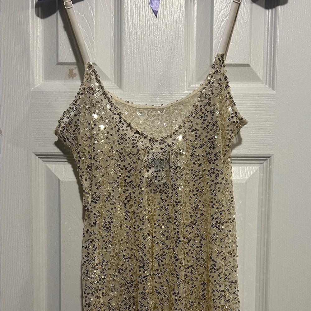Intimately Free People sequined slip-dress XS - Picture 8 of 9